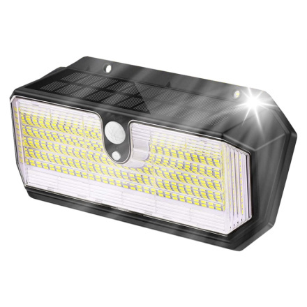 Venkovní solární LED světlo s pohybovým senzorem VIKING S282/2600lm/2200mAh/3 režimy/IP65, S282