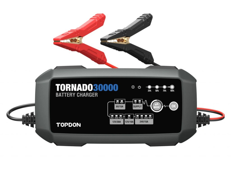 TOPDON Nabíječka autobaterie Tornado 30000, 360 W