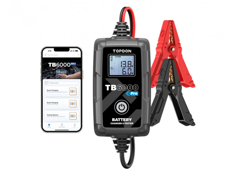 TOPDON Nabíječka a tester baterie TB6000Pro