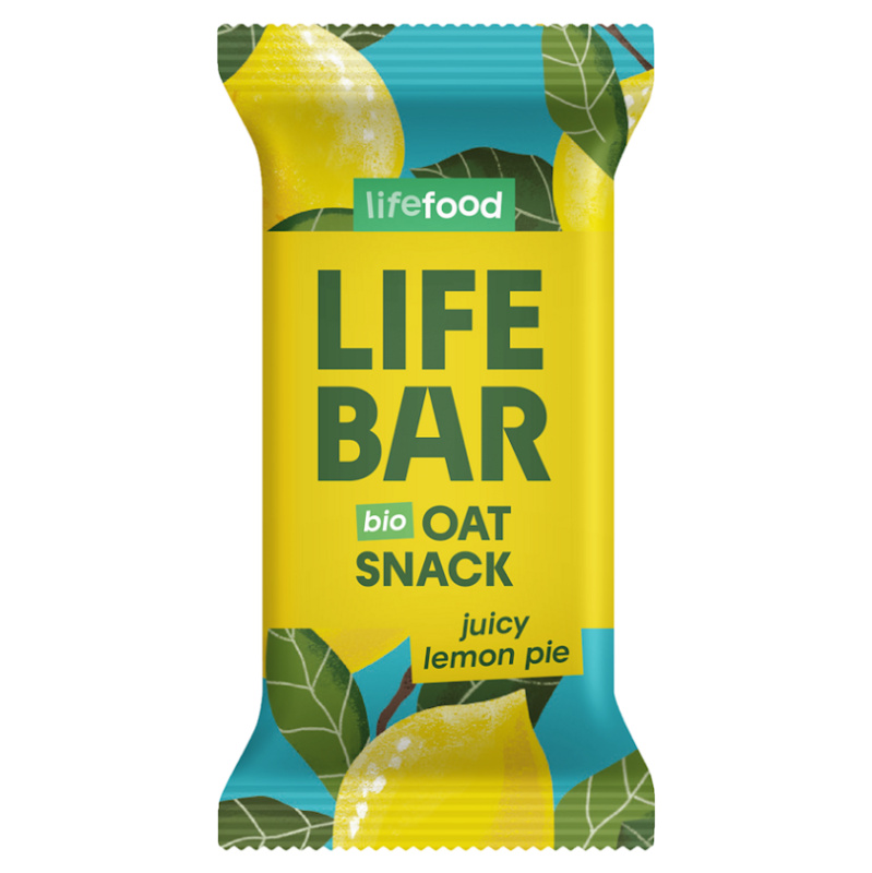 Lifefood Lifebar BIO Oat Snack citronový