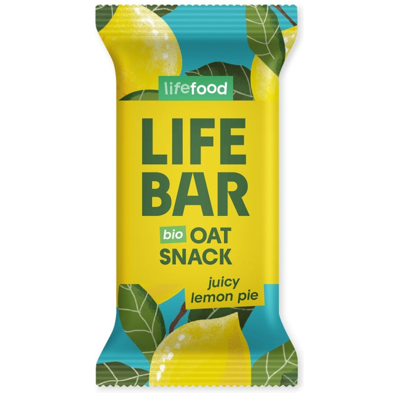 Lifefood Lifebar BIO Oat Snack citronový