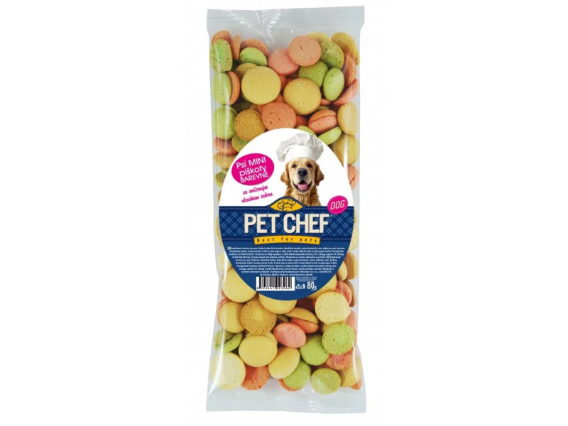 PET CHEF Pet Chef Psí MINI piškoty MIX 80g