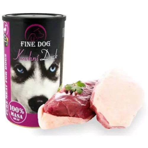 FineDog konzerva zvěřina 100% masa 1200g