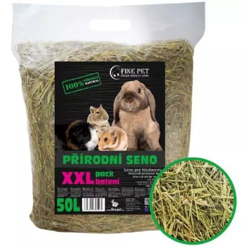 FinePet přírodní seno 50l xxl pack 1400g