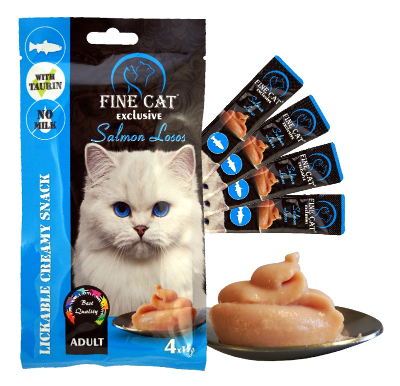 Fine Cat Brit Care Cat pasta do krmiva pro kočky proti vzniku chlupových chomáčů s zažívání s taurinem, 100 g