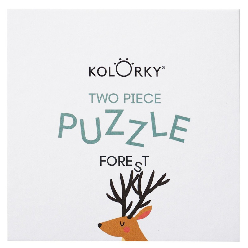 Kolorky Puzzle Two Piece Forest puzzle 10 ks
