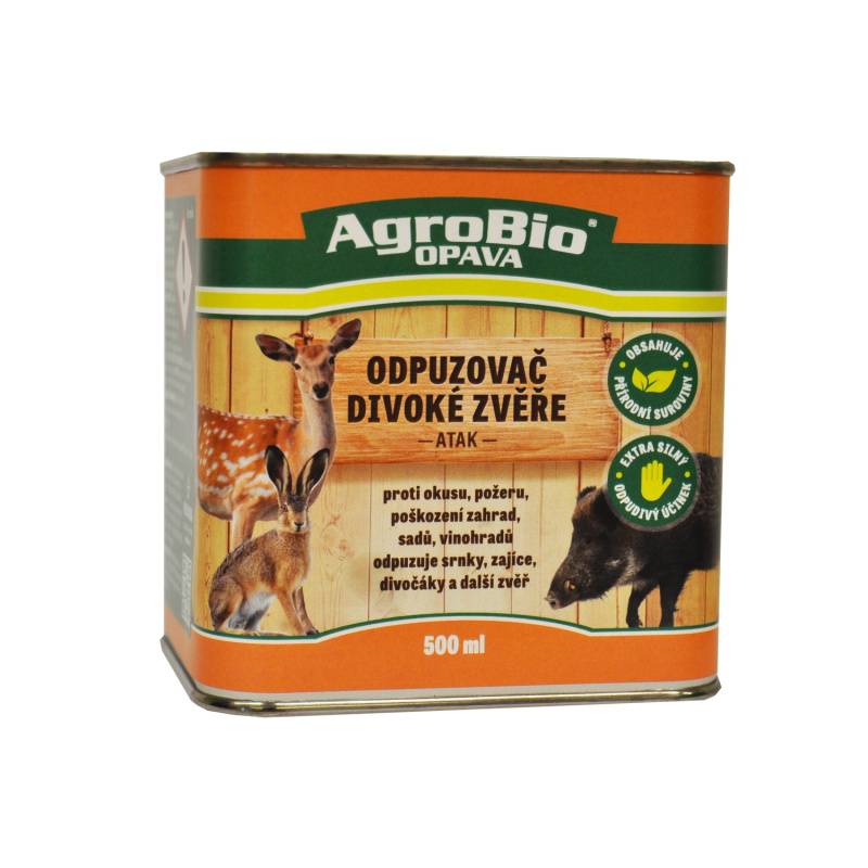 AgroBio Opava Odpuzovač divoké zvěře ATAK 500 ml