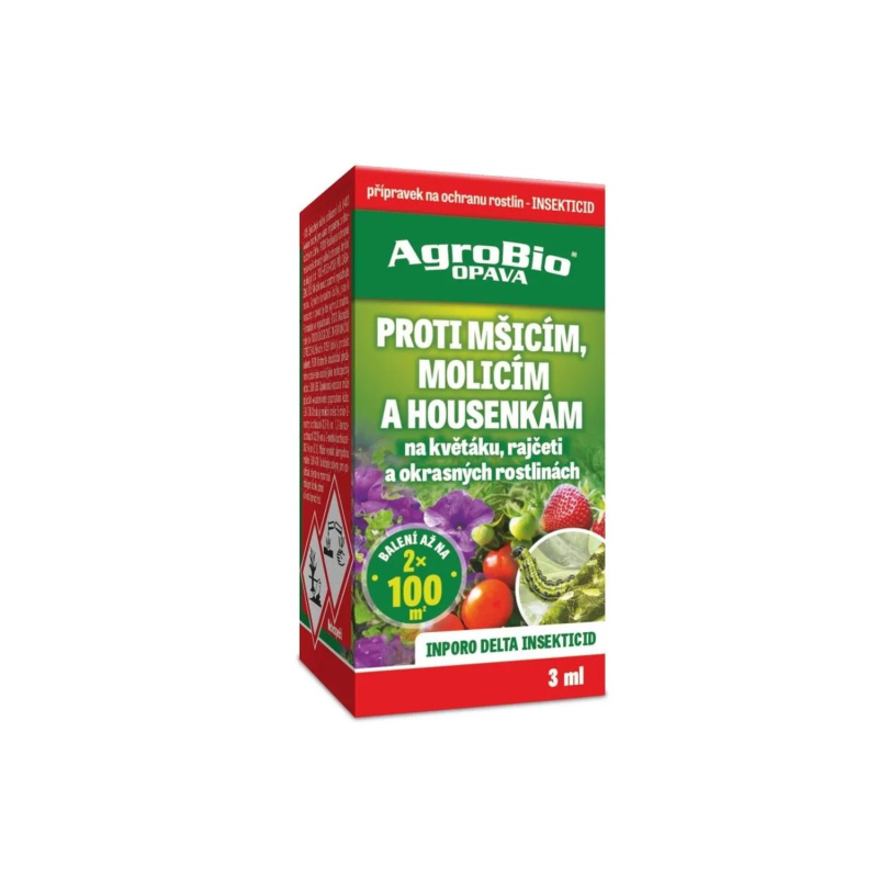 AgroBio Opava PROTI mšicím, molicím a housenkám 3 ml