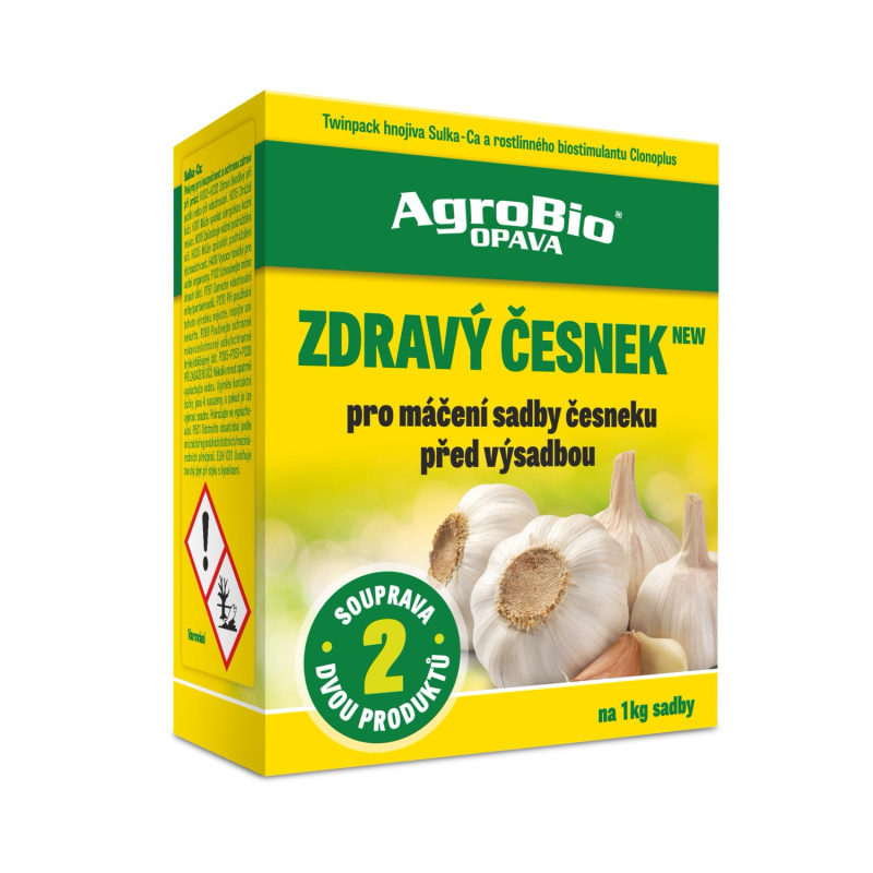 AgroBio OPAVA ZDRAVÝ ČESNEK PLUS pro máčení sadby česneku před výsadbou 10g+50ml