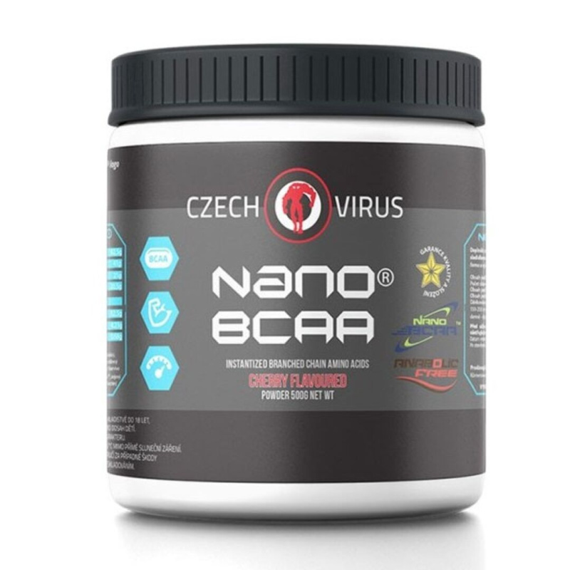 Czech Virus Nano BCAA® 500 g - kyselé jablko