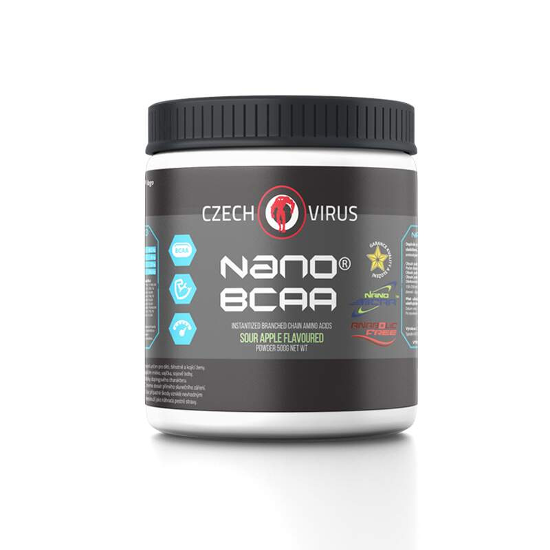 Czech Virus Nano BCAA® 500 g - kyselé jablko