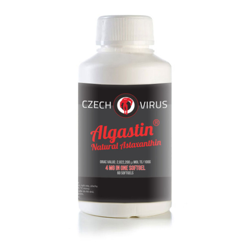 Czech Virus Algastin natural astaxanthin 60 kapslí 