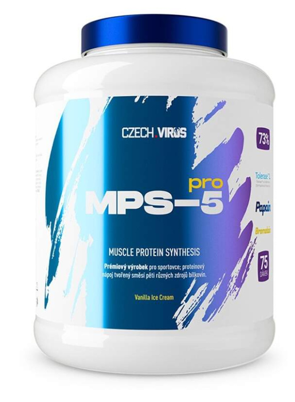 Czech Virus Vícesložkový protein MPS-5 PRO 2250 g - Vanilla Ice Cream