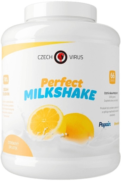 Czech Virus Perfect Milkshake 2000 g - Citronový oplatek