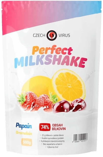 Czech Virus Perfect Milkshake 500 g - Citronový oplatek