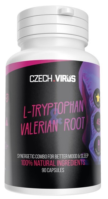 Czech Virus L-Tryptophan & Valerian root 90 kapslí