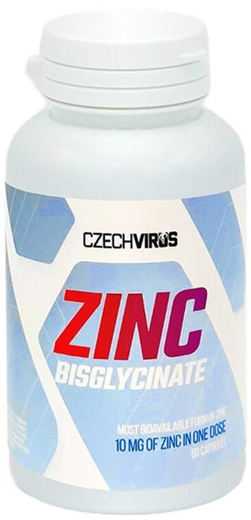 Czech Virus Zinc Bisglycinate 60 kapslí 