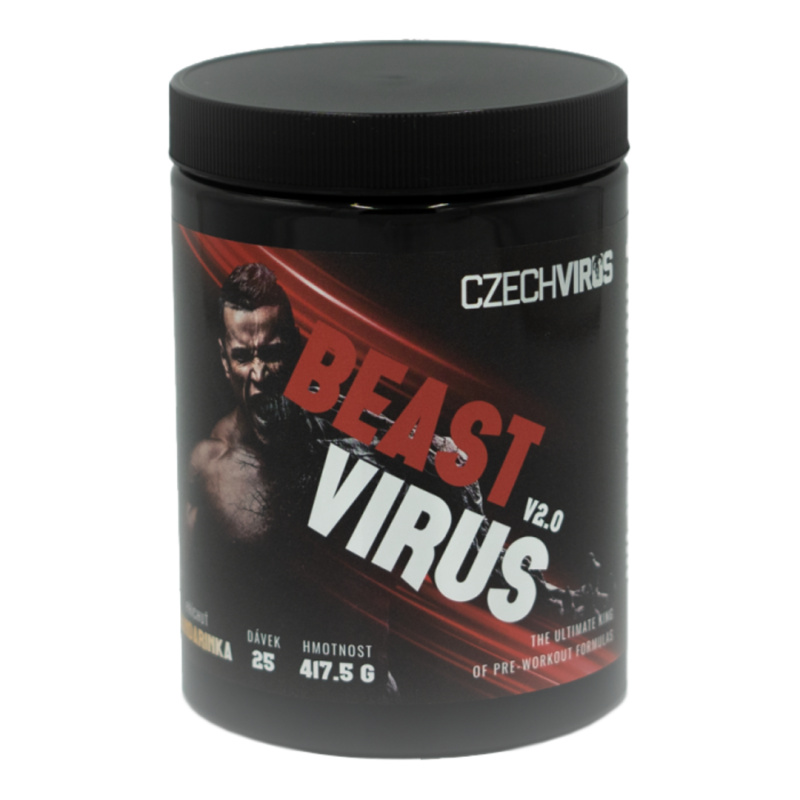 Czech Virus Beast Virus V2.0 417,5 g - Kyselé jablko/maliny 