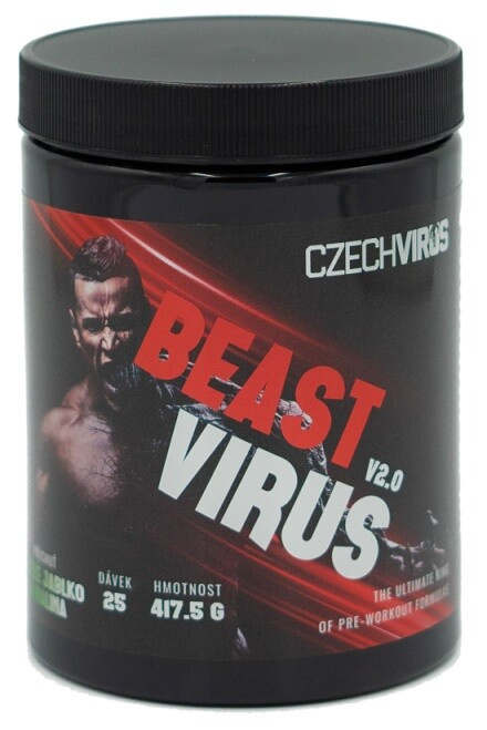 Czech Virus Beast Virus V2.0 417,5 g - Kyselé jablko/maliny 