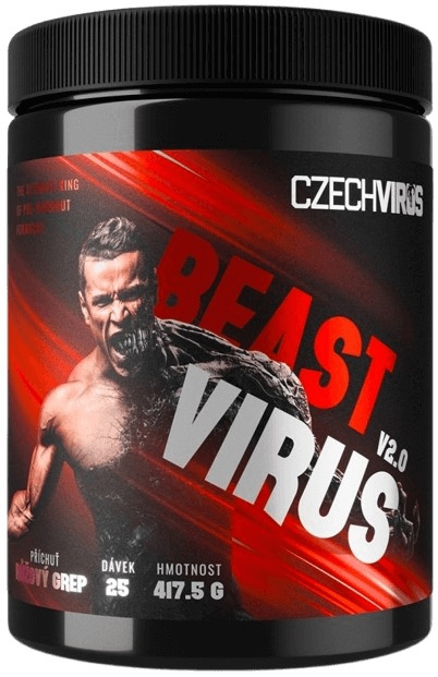 Czech Virus Beast Virus V2.0 417,5 g - Kyselé jablko/maliny 