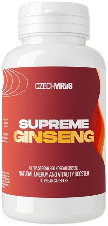 Czech Virus Supreme Ginseng (korejský ženšen) 90 kapslí
