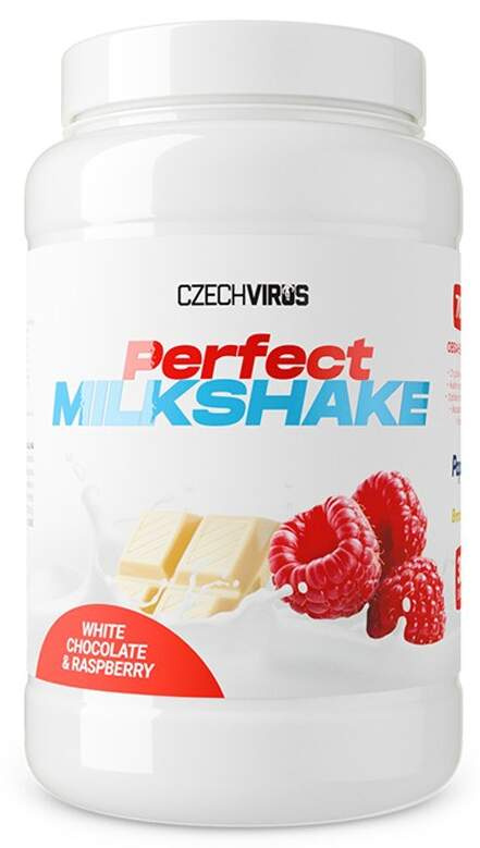 Czech Virus Perfect Milkshake 900 g - Bílá čokoláda a malina