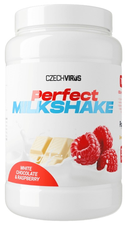 Czech Virus Perfect Milkshake 900 g - Bílá čokoláda a malina