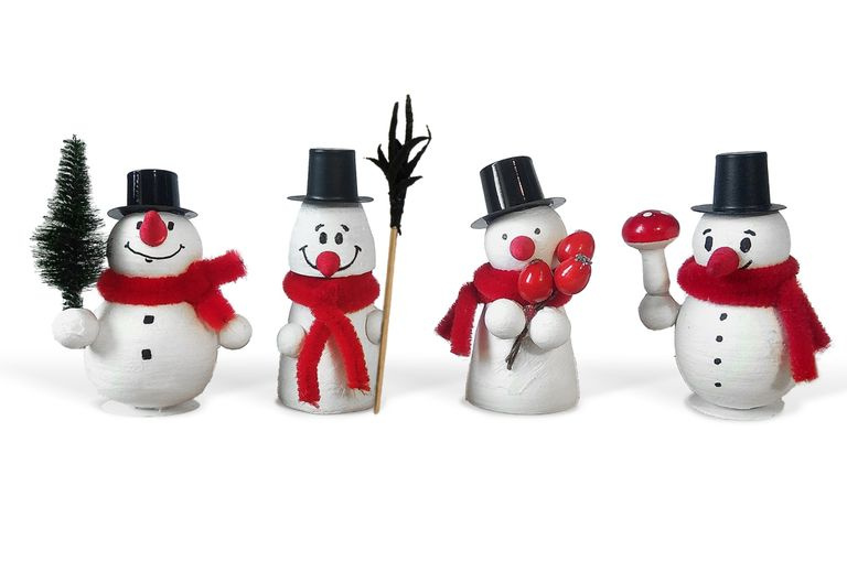 Sněhuláčci 77-82mm, 4ks, skládačka