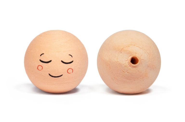 Vatové hlavičky Panenka 3 Ø24mm, 10ks v sáčku