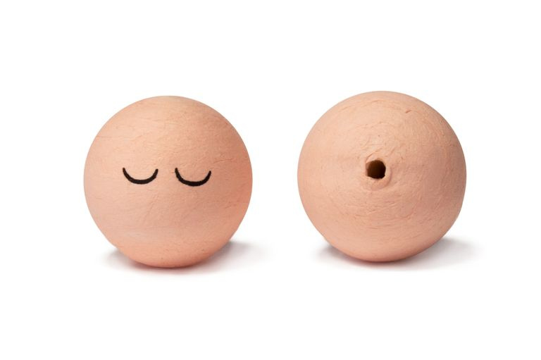 Vatové hlavičky Panenka 5 , Průměr 24mm, Balení 10ks