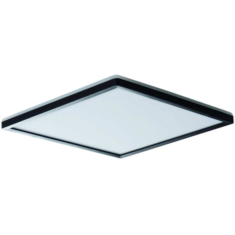 miLEDo Stropní LED svítidlo LED AZPO LED CCT, 17,5 W, IP54, černá, 30 x 30 cm
