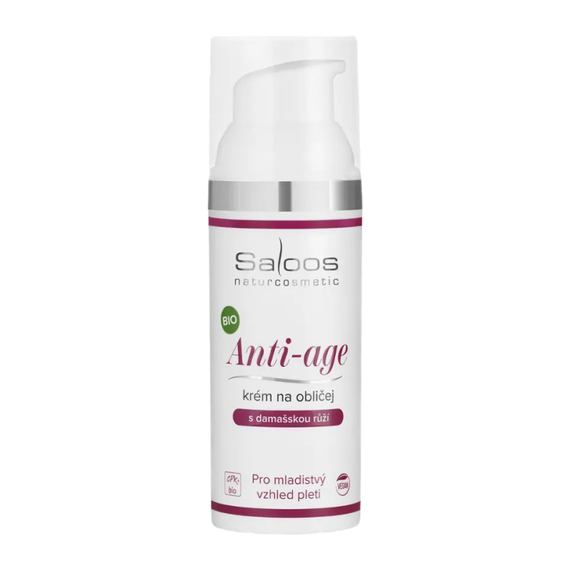 Saloos Přírodní anti-age krém s růží 50 ml