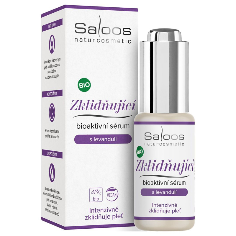Saloos Zklidnění zklidňující sérum s levandulí 20 ml