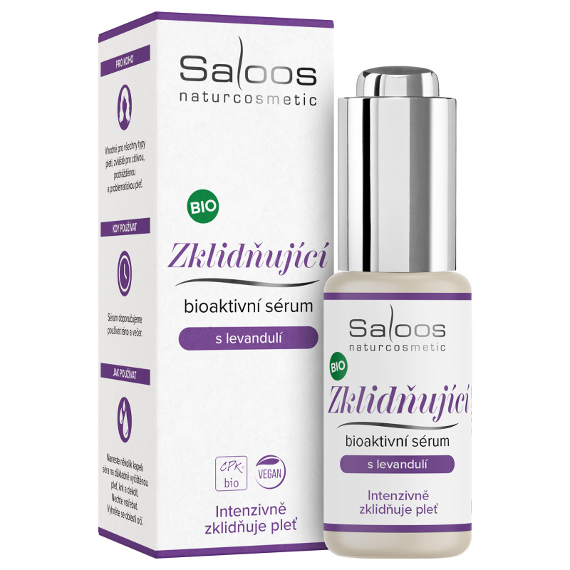 Saloos Zklidnění zklidňující sérum s levandulí 20 ml