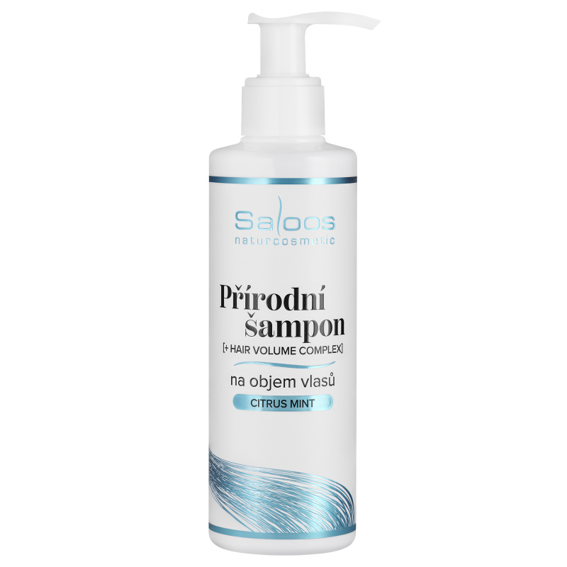 Saloos Přírodní šampon na objem vlasů Citrus Mint 200 ml