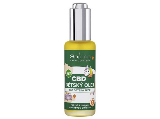 Saloos CBD zklidňující olej pro děti 50 ml