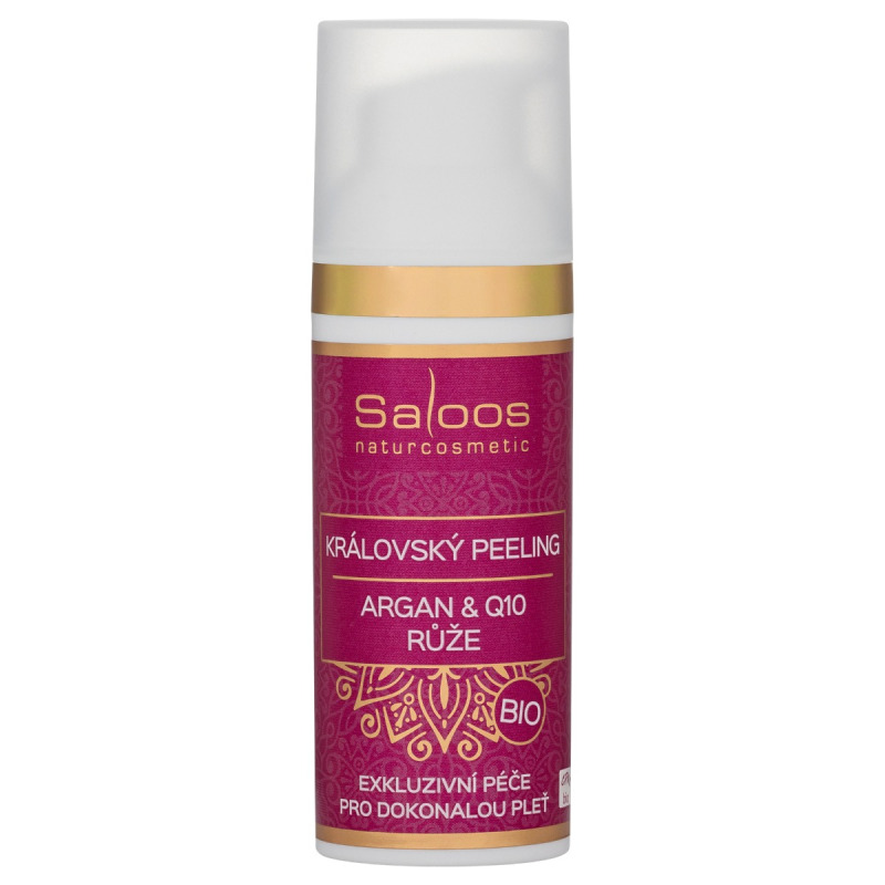 Saloos Bio Královský Peeling Růže omlazující pleťový peeling 50 ml