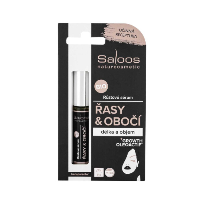 Saloos Bio sérum na řasy a obočí 7 ml