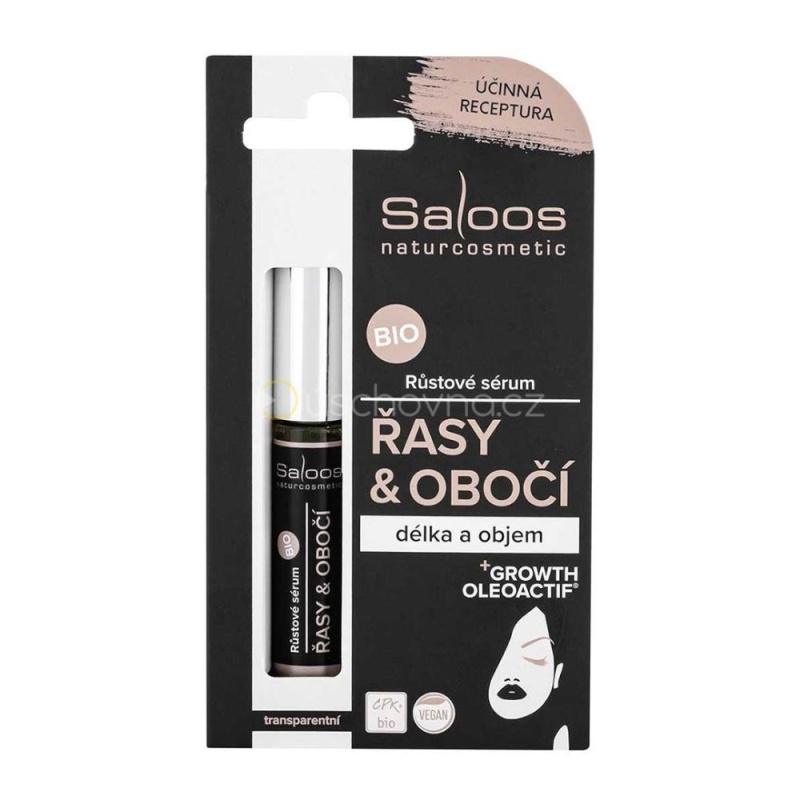 Saloos Bio sérum na řasy a obočí 7 ml