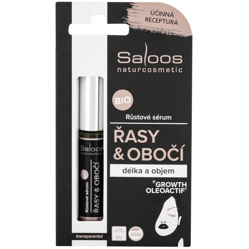 Saloos Bio sérum na řasy a obočí 7 ml