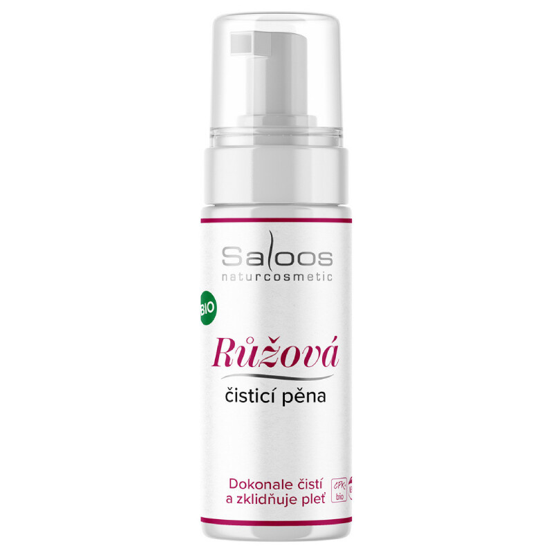 Saloos Bio Čistící Péče Růže čisticí pěna pro problematickou pleť 150 ml