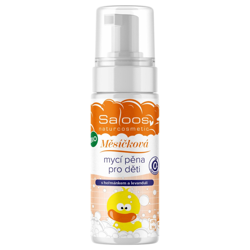 Saloos Dětská Kosmetika mycí pěna 2 v 1 pro děti 150 ml