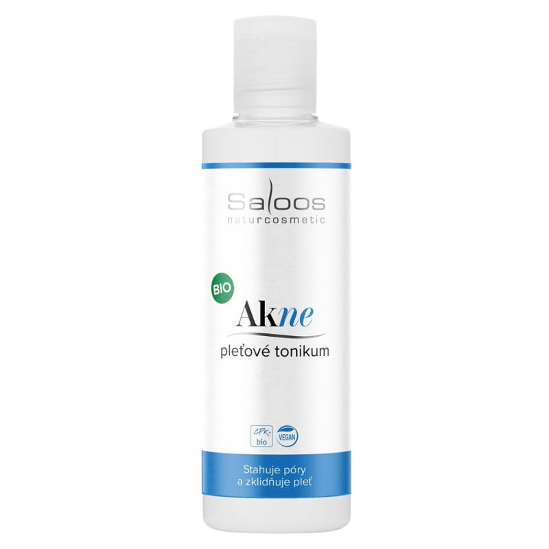 Saloos AkNE zklidňující pleťové tonikum pro problematickou pleť, akné 200 ml