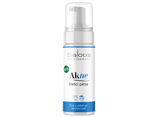 Saloos AkNE hloubkově čisticí pěna pro problematickou pleť, akné 150 ml
