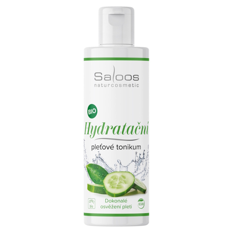 Saloos Hydratace hydratační pleťové tonikum s okurkou a aloe vera 200 ml