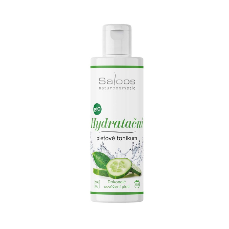 Saloos Hydratace hydratační pleťové tonikum s okurkou a aloe vera 200 ml