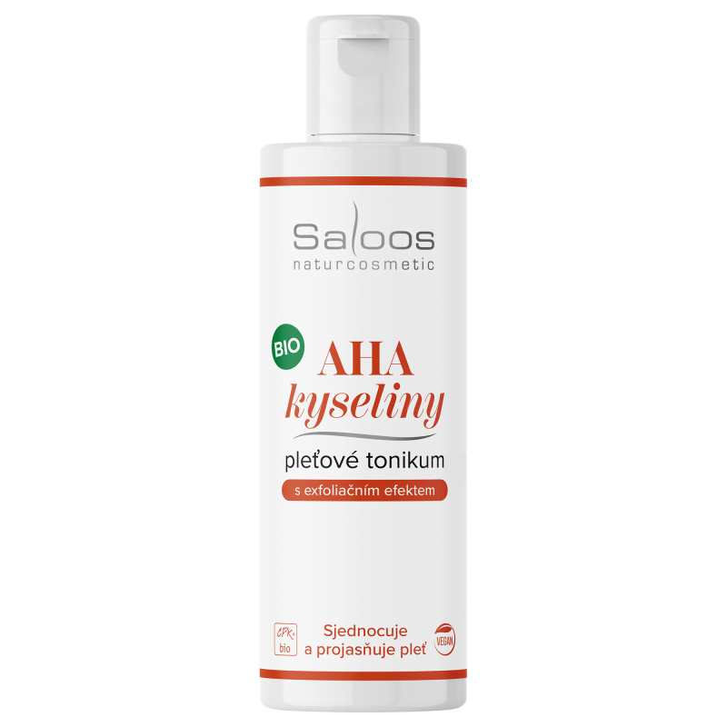 SALOOS pleťové tonikum s AHA kyselinami BIO 200 ml