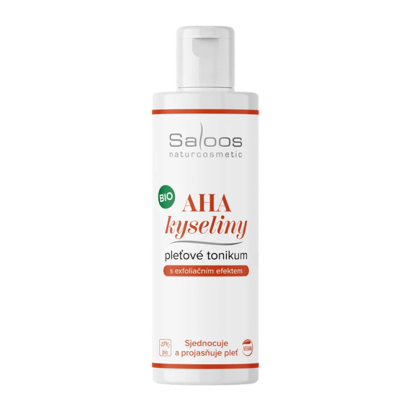 SALOOS pleťové tonikum s AHA kyselinami BIO 200 ml