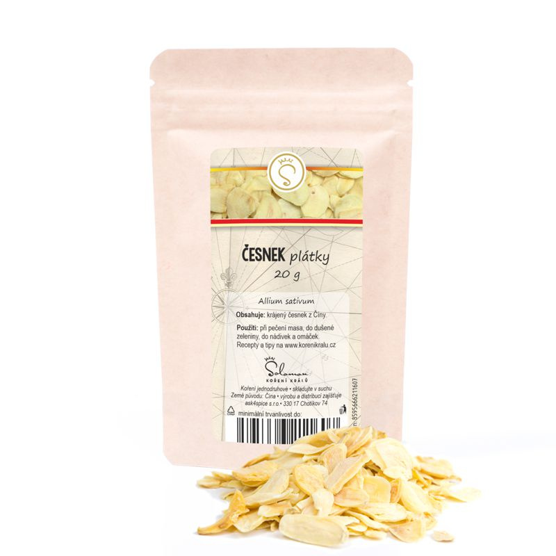 Česnek plátky 20 g