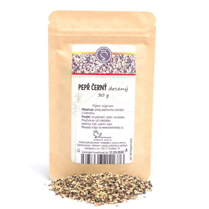 Pepř černý drcený 30 g